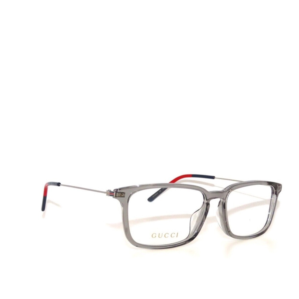 Gucci GG1056OA 003 56 1056OA Gray Silver Eyeglasses 1056 - Picture 4 of 6
